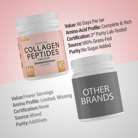 Poudre de collagène METALIFE 567g mélangée dans un smoothie