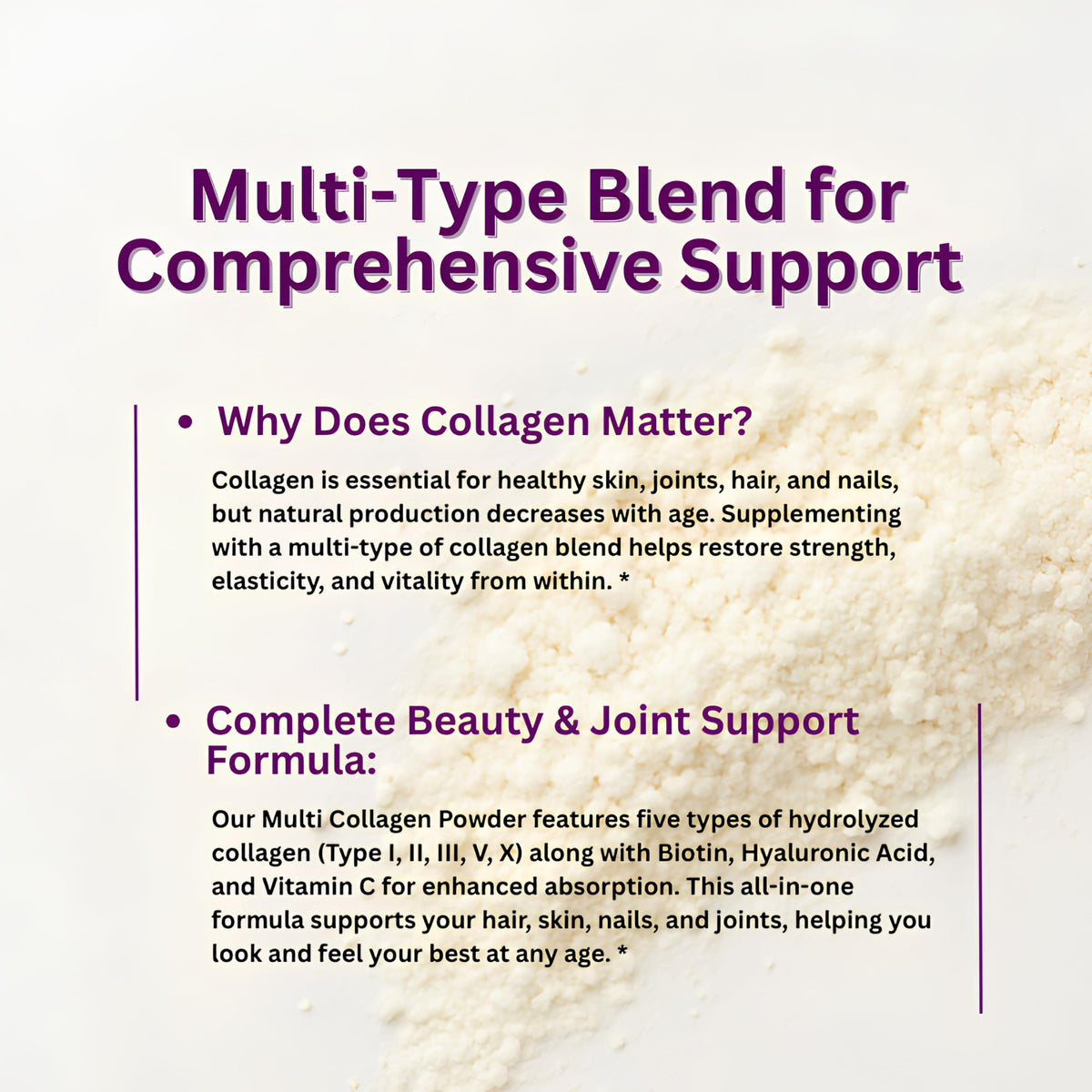Poudre de collagène Micro Ingredients en mélange dans un smoothie