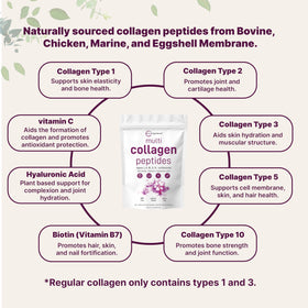 Poudre de collagène Micro Ingredients mélangée dans un verre d'eau