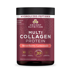 Poudre de collagène multi-collagène Ancient Nutrition 621g vue de face