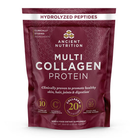 Poudre de collagène multi hydrolysé Ancient Nutrition 1039g vue avant