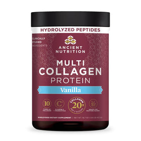 Poudre de collagène multi hydrolysé Ancient Nutrition 572g vue de face