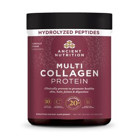 Poudre de collagène multi hydrolysé Ancient Nutrition 730g vue de face