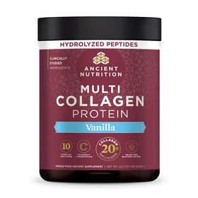 Poudre de collagène multi hydrolysé Ancient Nutrition 748g Vanille vue de face