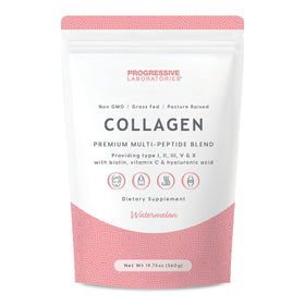 Poudre de collagène multi Progressive Laboratories 581g vue de face