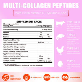 Poudre de collagène Nature4U 10g avec cuillère incluse