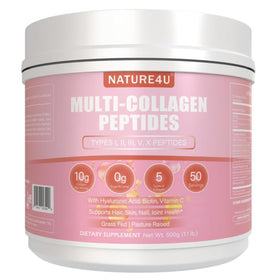 Poudre de collagène Nature4U 10g vue de face