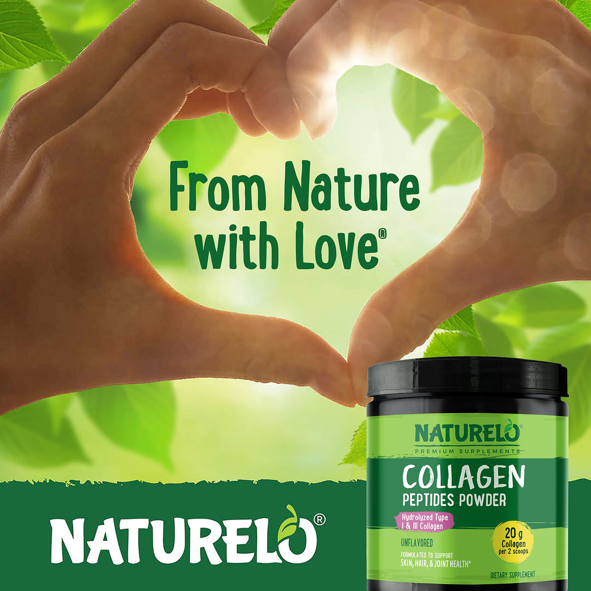 Poudre de collagène NATURELO en utilisation dans une recette
