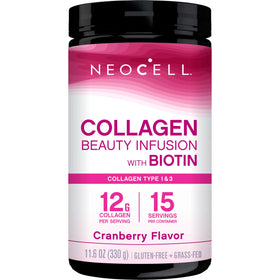 Poudre de collagène NeoCell 431g vue avant avec étiquette