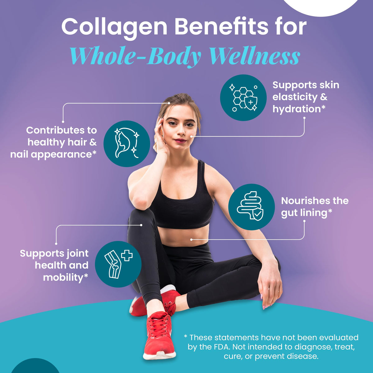 Poudre de collagène Organic Excellence dans un smoothie