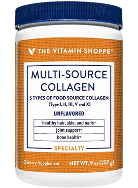 Poudre de collagène peptides inodore The Vitamin Shoppe vue avant