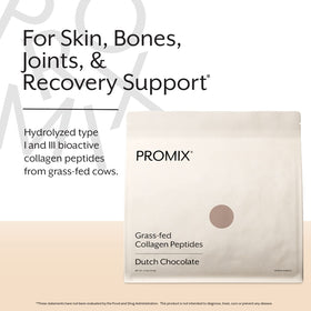 Poudre de collagène ProMix Nutrition dans un bol avec cuillère