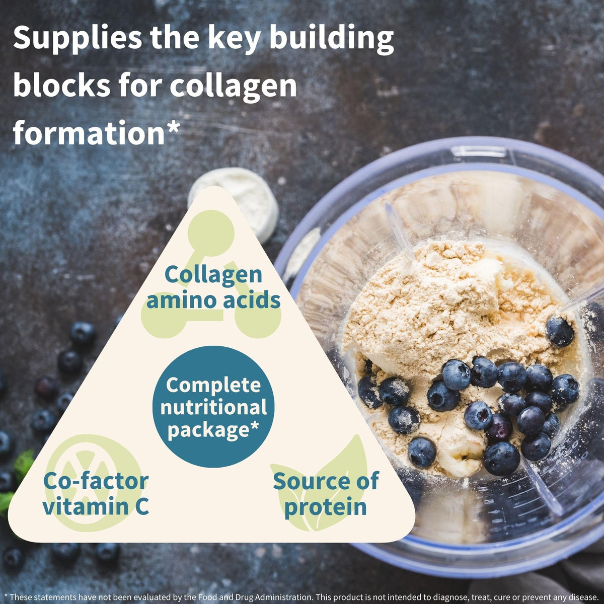 Poudre de collagène vegan Igennus dans un shaker avec lait végétal