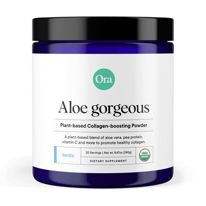 Poudre de collagène végétale Ora Organic 340g, vue de face