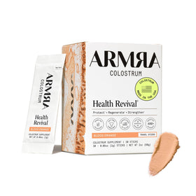 Poudre de colostrum ARMRA orange sanguine en stick de 30 portions
