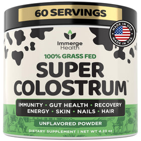 Poudre de colostrum Immerge Health 60 portions vue de face