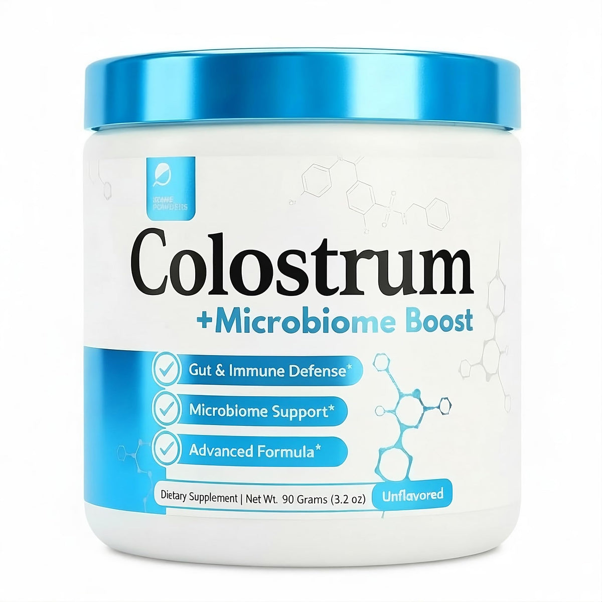 Poudre de colostrum Powders 150g vue de face