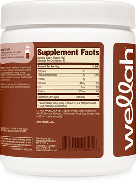 Poudre de colostrum Wellah en utilisation dans une recette