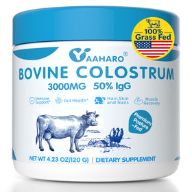 Poudre de colostrum YAAHARO 2500mg, vue de face
