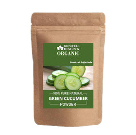 Poudre de concombre vert Blessfull Healing 200g avant ouverture