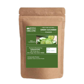 Poudre de concombre vert Blessfull Healing 200g vue de côté