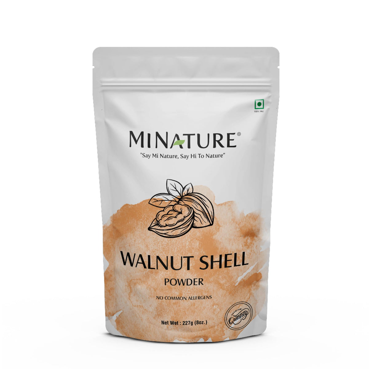 Poudre de coquille de noix minature 240g vue avant