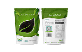 Poudre de coquille de noyer noir de Solo Therapy 56g dans un sachet refermable