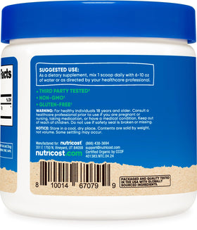Poudre de Cordyceps Bio Nutricost avec cuillère incluse