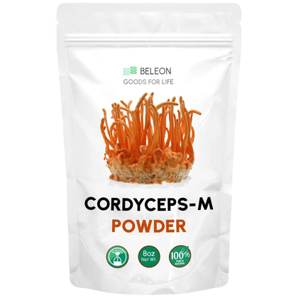 Poudre de Cordyceps Militaris 236g vue de face
