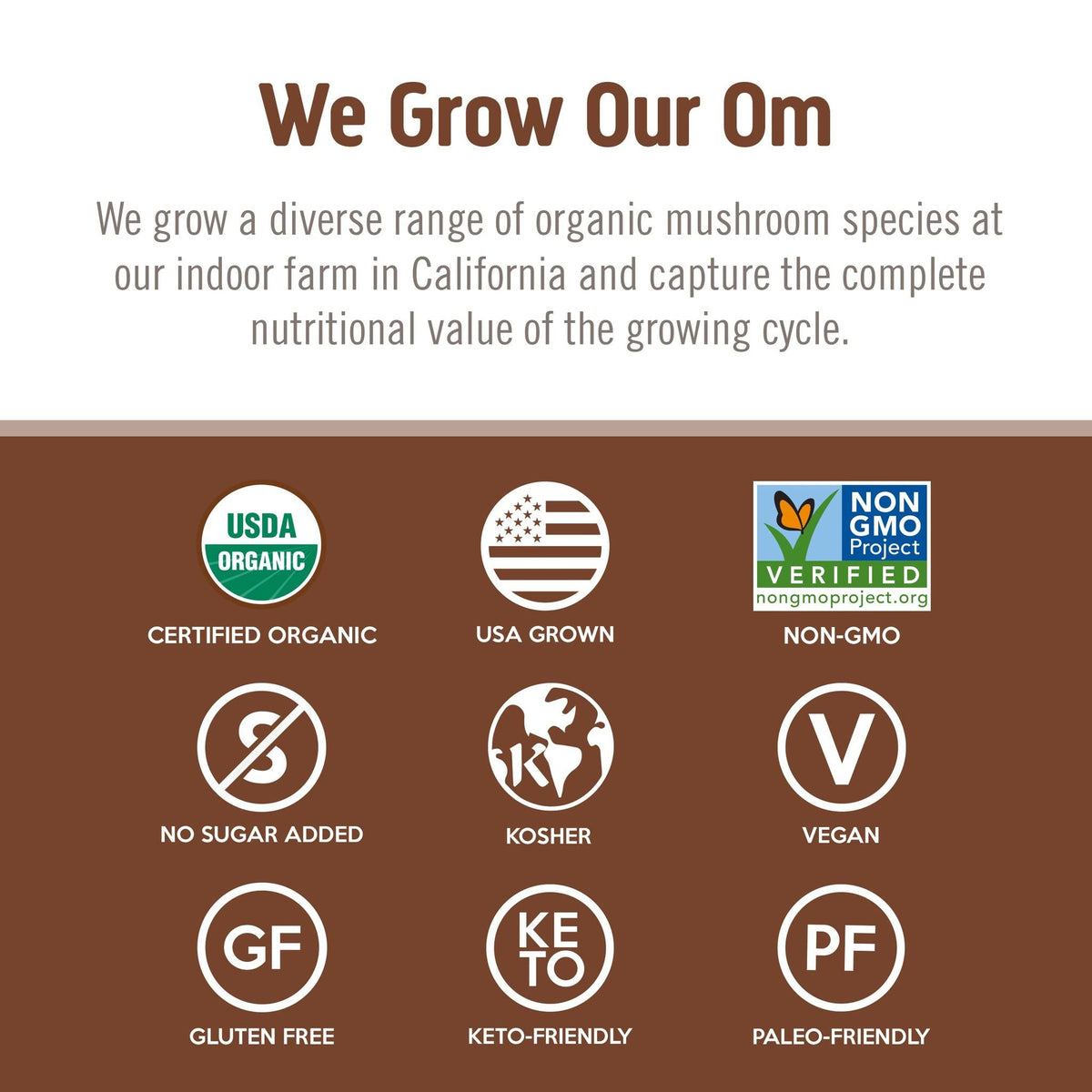 Poudre de Cordyceps OM MUSHROOM SUPERFOOD avec des ingrédients naturels