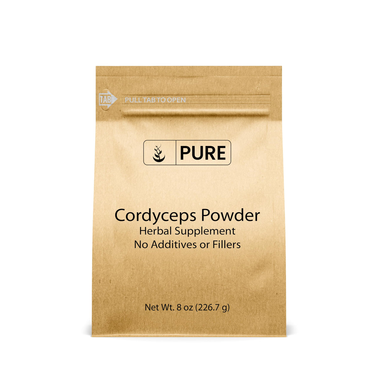 Poudre de Cordyceps PURE ORIGINAL INGREDIENTS 240g vue avant