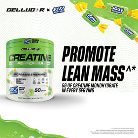 Poudre de créatine Cellucor 5g, mélange dans un shaker