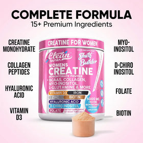 Poudre de créatine Clean Nutraceuticals dans un shaker
