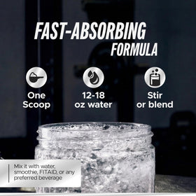 Poudre de créatine CreaPure LIFEAID avec un smoothie