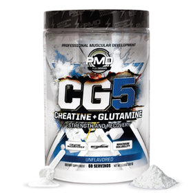 Poudre de créatine et L-glutamine CG5 PMD, vue de face
