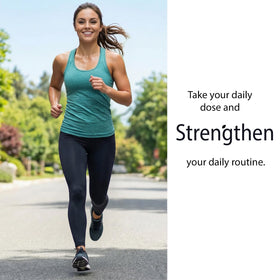 Poudre de créatine Glomery avec des accessoires de fitness