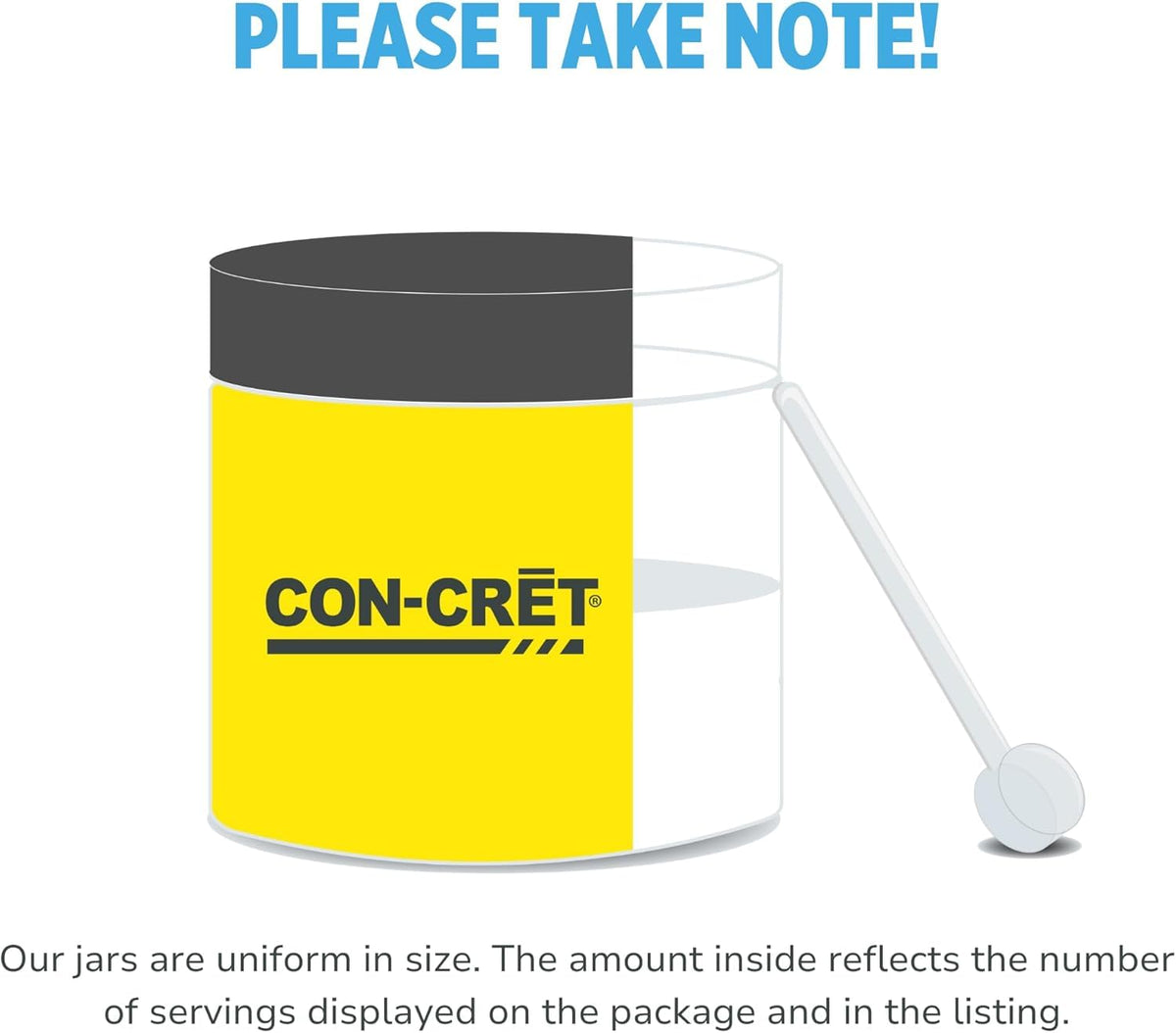 Poudre de créatine HCl CON-CRET dans un shaker