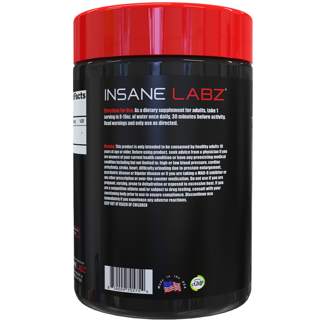 Poudre de créatine Insane Labz 612g avec mesure incluse
