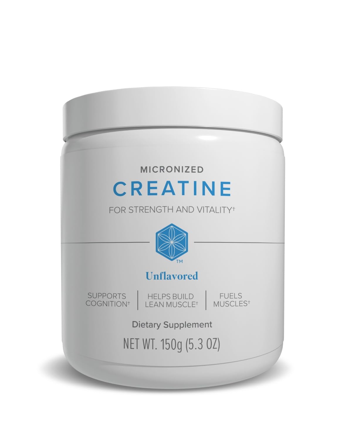 Poudre de créatine Isagenix micronisée, vue de face