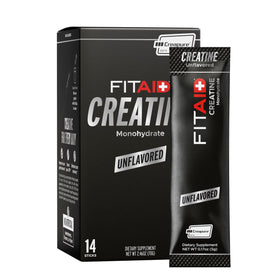 Poudre de créatine LIFEAID FITAID 14 portions, vue de face