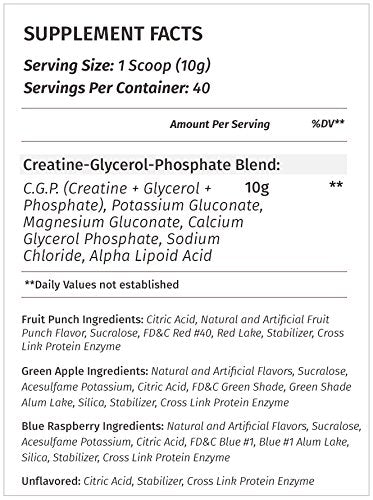 Poudre de créatine monohydrate a balanced routine Nutrition dans un verre d'eau