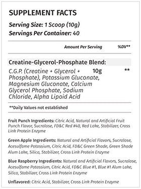 Poudre de créatine monohydrate a balanced routine Nutrition dans un verre d'eau