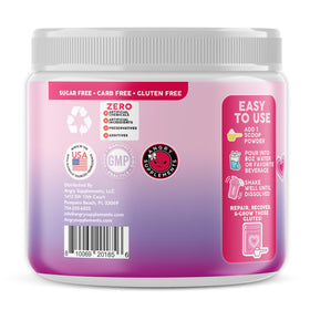 Poudre de créatine monohydrate Angry Supplements dans une cuillère