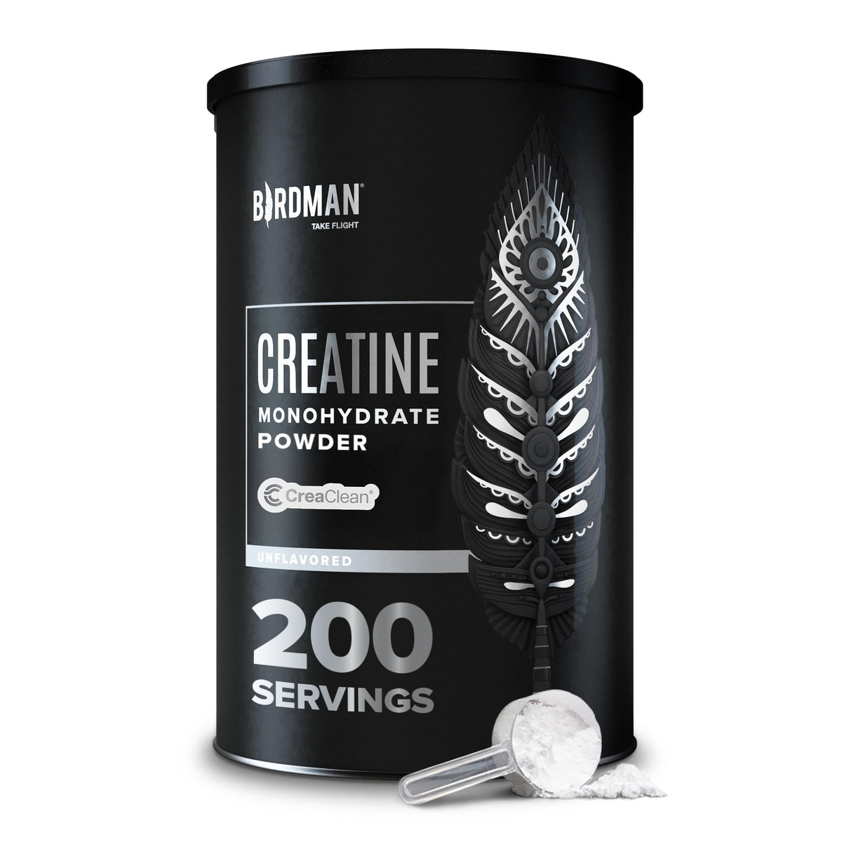 Poudre de créatine monohydrate BIRDMAN 2,2 lb vue de face