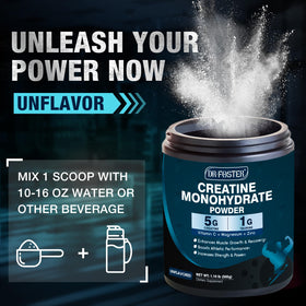 Poudre de créatine monohydrate DRFOSTER avec ingrédients