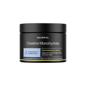 Poudre de créatine monohydrate Gainful vue de face