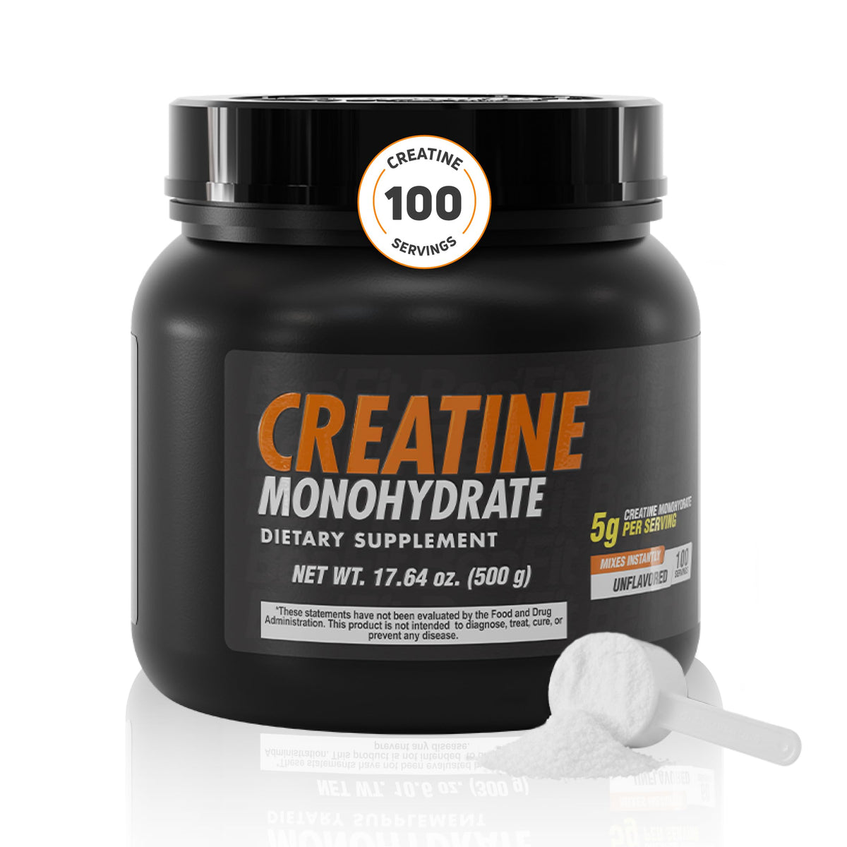 Poudre de créatine monohydrate HEALTHY SPORTS 500g vue avant