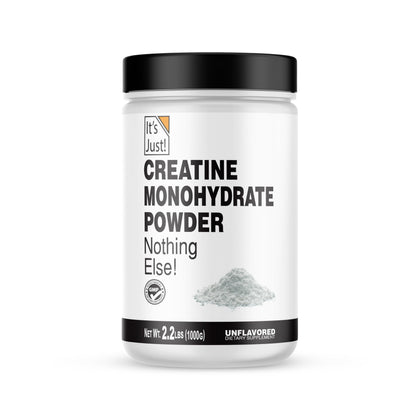 Poudre de créatine monohydrate It's Just! 1000g vue de face
