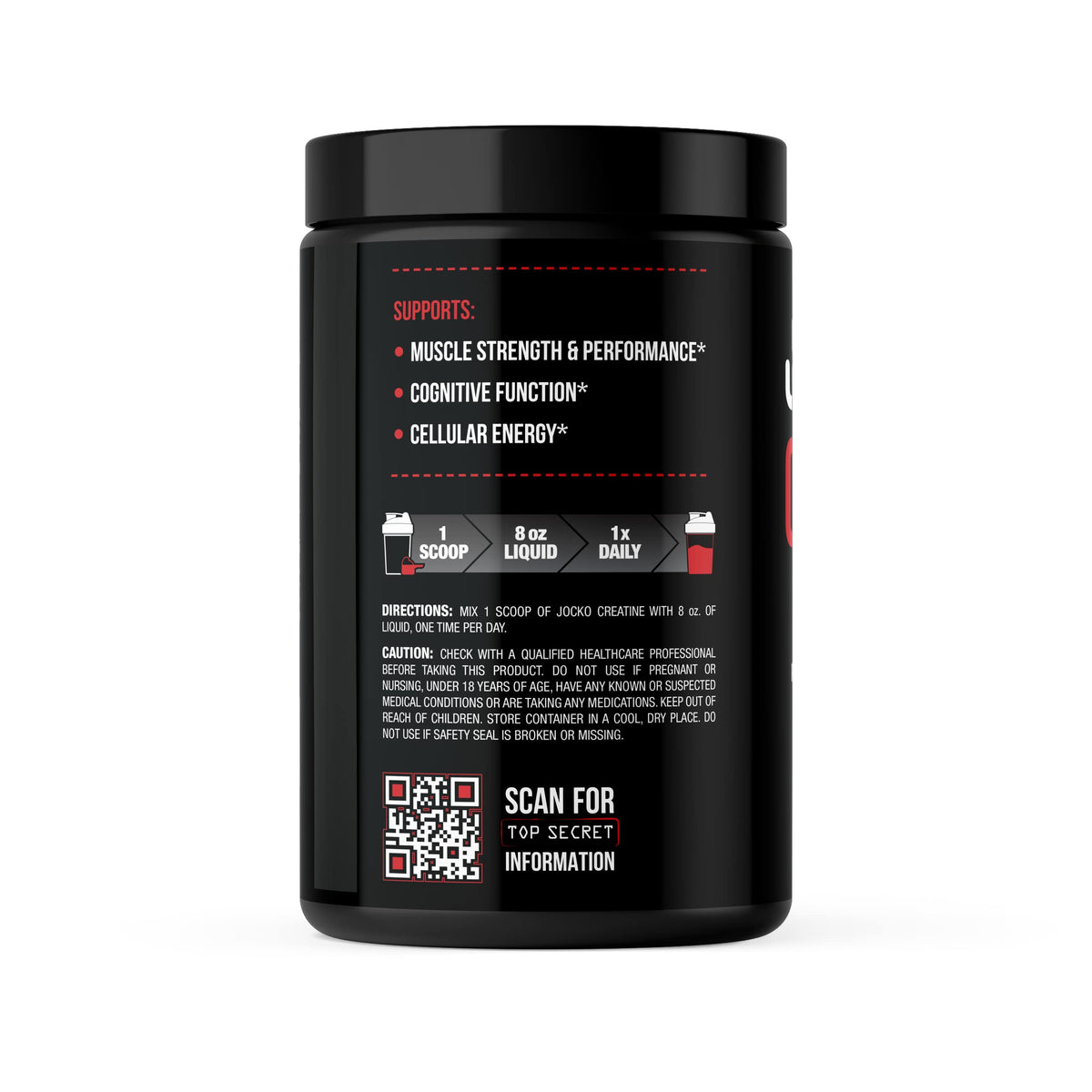 Poudre de créatine monohydrate Jocko Fuel sachets de voyage