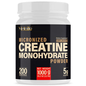 Poudre de créatine monohydrate METALIFE 1000 g vue de face